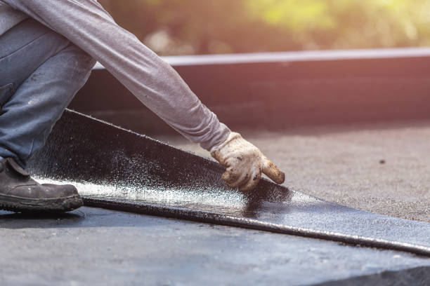 Professional Waterproofing technician working in Elsie, MI